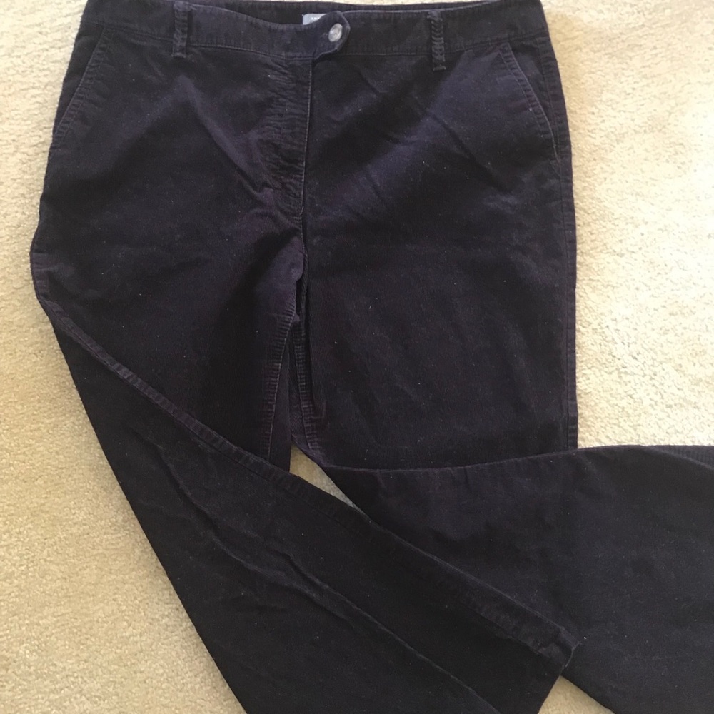 Anne Taylor, corduroy purple denim jeans
